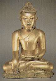 The Buddha. Dry lacquer technique. 18th century.